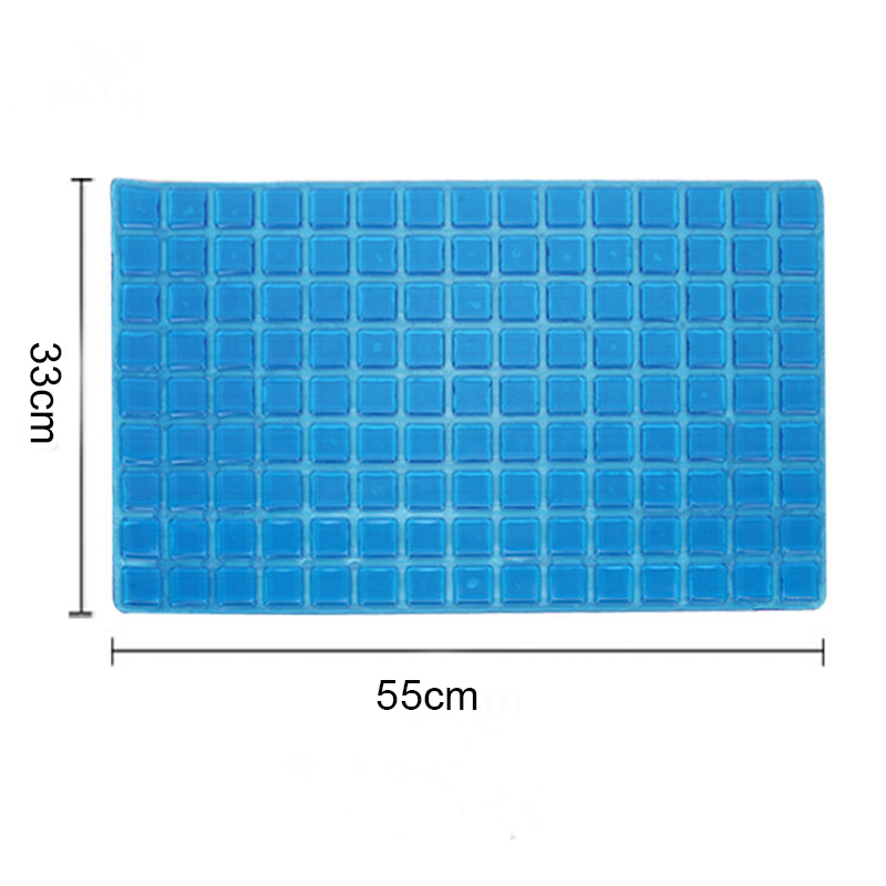 China factory Cooling Gel Pillow Pad for Bedding Pillow Blue Polyurethane Breathable Honeycomb Gel Viscoelastic Pillow with Gel